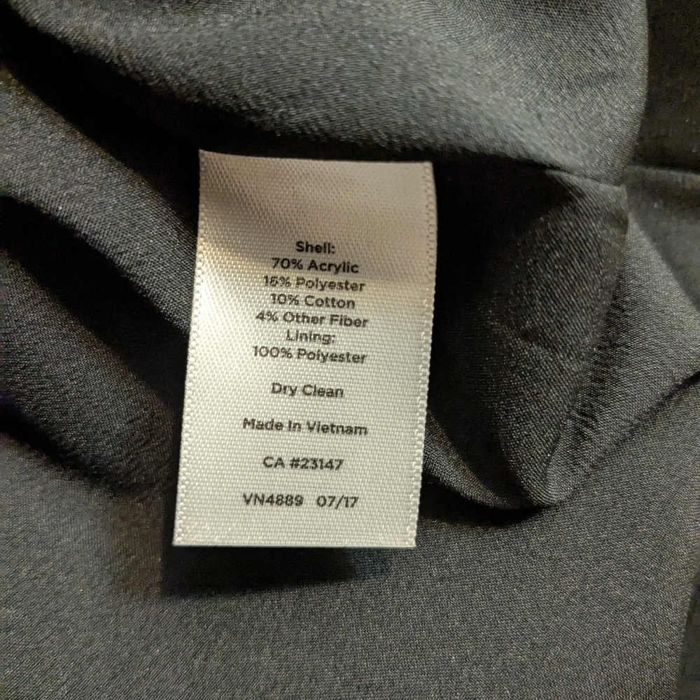 Talbots Size 6 Tweed Multi Color Confetti Straight Pencil Skirt Gun Metal Button - Picture 8 of 12
